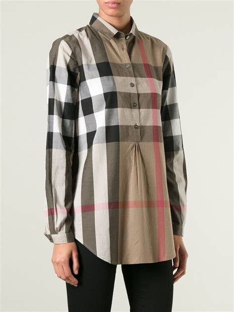 burberry long sleeve check shirt|Burberry nova check shirt.